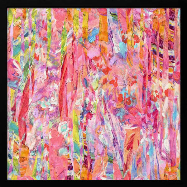 Tablou înramat „Repeatpattern Hotpinkgoddess Vibrant2” de Dorothy Fagan