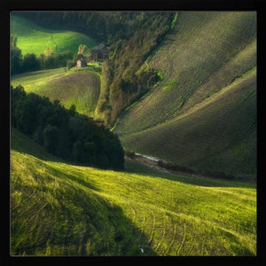 Tablou înramat „Crete Senses/Tuscany” de Jarek Pawlak