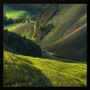 Tablou înramat „Crete Senses/Tuscany” de Jarek Pawlak