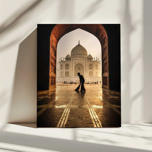 Tablou canvas „taj mahal cleaner” de Pavol Stranak
