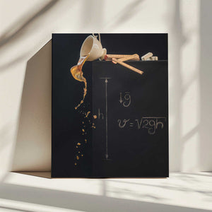 Tablou canvas „A study with free fall” de Dina Belenko