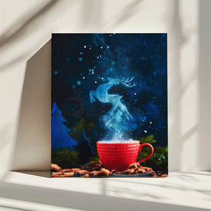 Tablou canvas „Snow Queen Deer” de Dina Belenko