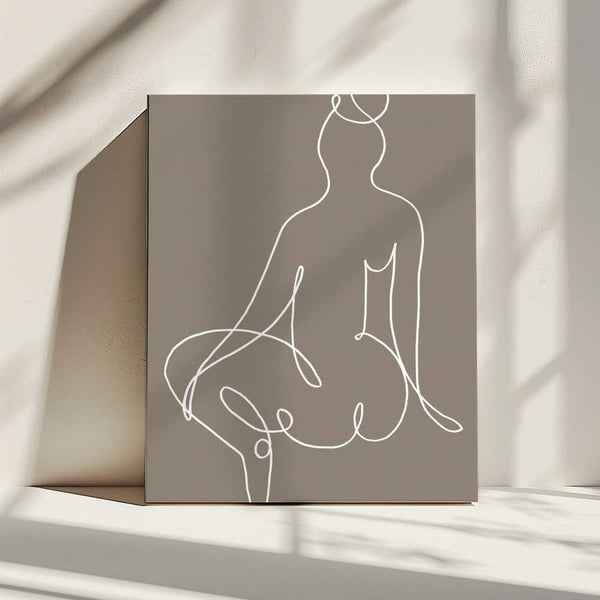 Tablou canvas „Sitting Down 02” de Pictufy Studio II