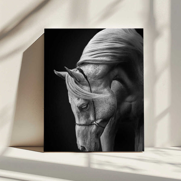 Tablou canvas „white stallion” de Ulrike Leinemann