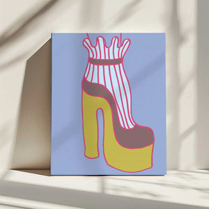 Tablou canvas „Yellow Heel 01” de Pictufy Studio