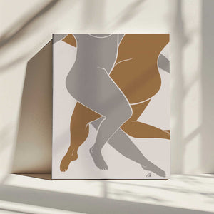 Tablou canvas „Lovers Beige” de Pictufy Studio II