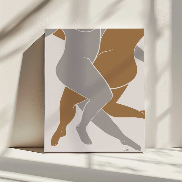 Tablou canvas „Lovers Beige” de Pictufy Studio II