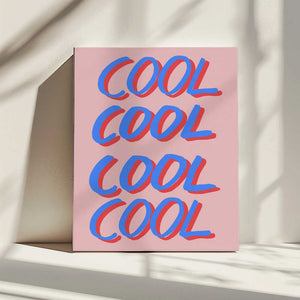 Tablou canvas „Cool Quote 02” de Pictufy Studio