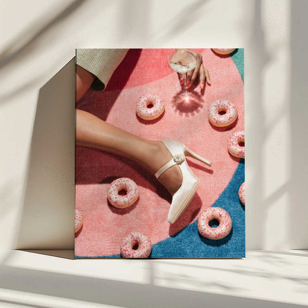 Tablou canvas „Pink Picnic #02” de Pictufy Studio III
