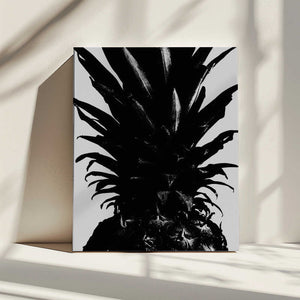 Tablou canvas „Pineapple bw” de Pictufy Studio III