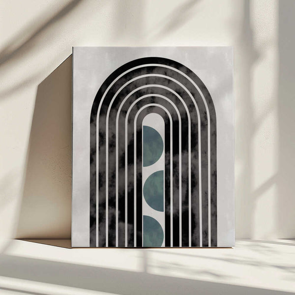 Tablou canvas „arch_capsule_001_green” de Pictufy Studio II