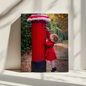 Tablou canvas „Posting to Santa” de Peter Davidson