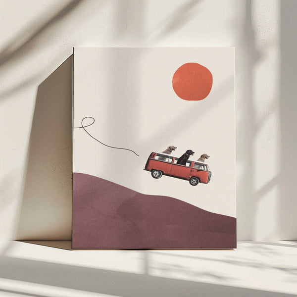 Tablou canvas „Adventure gang” de Maarten Léon