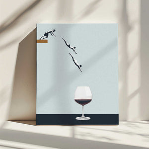 Tablou canvas „Your best friends forget you get old” de Maarten Léon