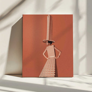 Tablou canvas „City girl” de Maarten Léon