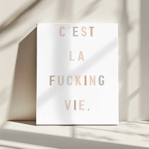 Tablou canvas „Life's Raw Essence” de uplusmestudio