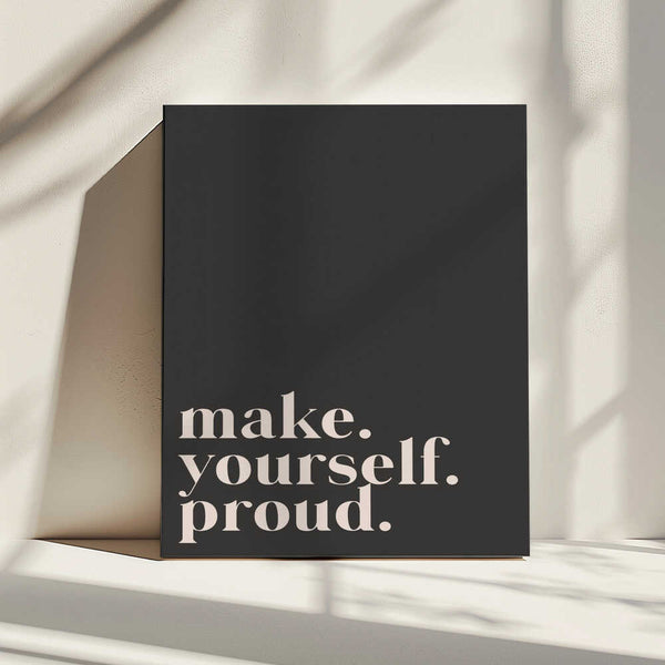 Tablou canvas „Motivational Phrase” de uplusmestudio