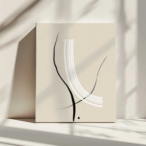Tablou canvas „Curved Elegance” de uplusmestudio
