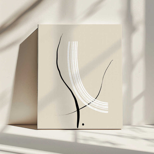 Tablou canvas „Curved Elegance” de uplusmestudio