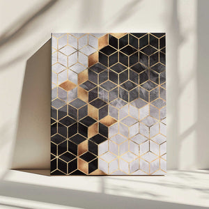 Tablou canvas „Smoky Cubes” de Elisabeth Fredriksson