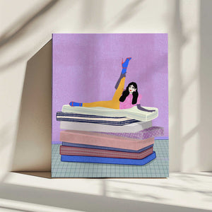 Tablou canvas „Raise your leg up to your head” de Jota de jai