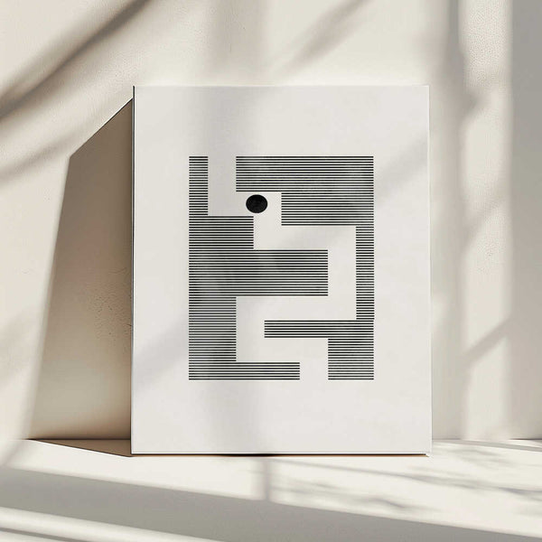 Tablou canvas „Minimalist maze” de Pictufy Studio II