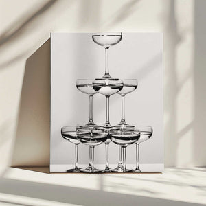 Tablou canvas „Champagne tower_6” de Pictufy Studio III