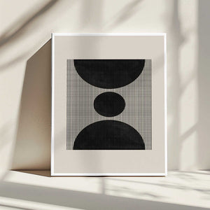 Tablou canvas „Geometric Echoes” de THE MIUUS STUDIO