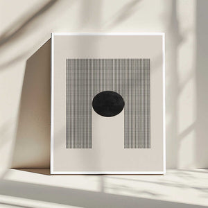 Tablou canvas „Geometric Eclipse” de THE MIUUS STUDIO