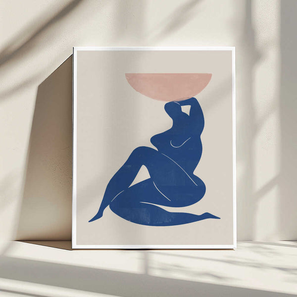 Tablou canvas „Harmony in Blue” de THE MIUUS STUDIO
