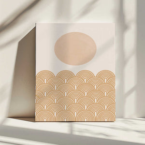 Tablou canvas „Golden Sun Waves” de THE MIUUS STUDIO