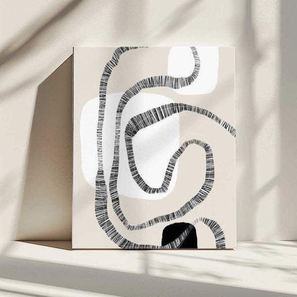Tablou canvas „Monochrome Paths” de uplusmestudio