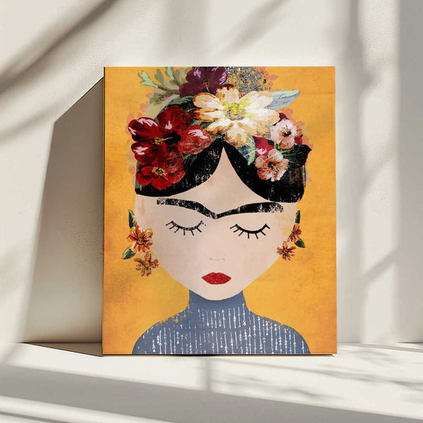 Tablou canvas „Floral Serenity” de Treechild