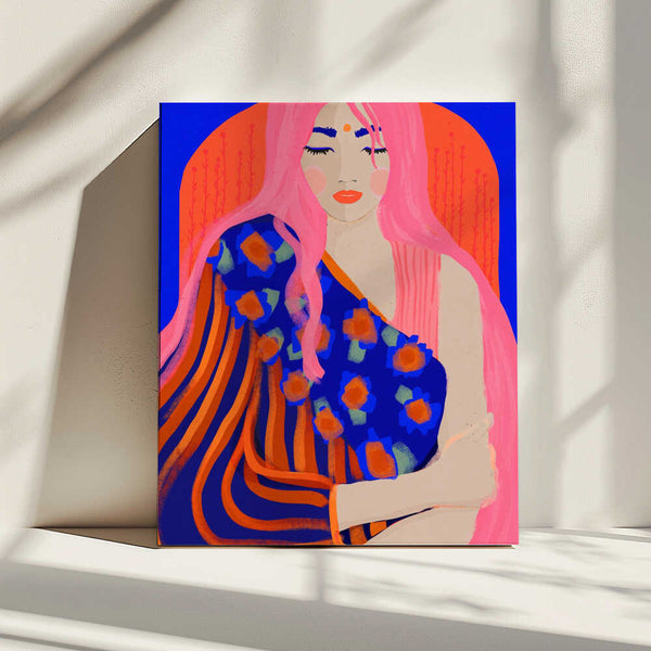 Tablou canvas „Vibrant Serenity” de Treechild