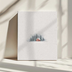 Tablou canvas „Winter Home” de Xuan Thai