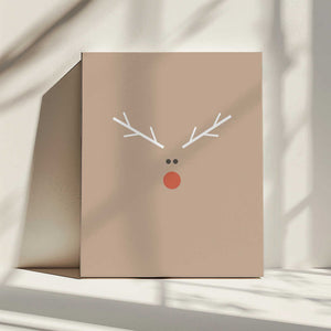 Tablou canvas „Christmas Reindeer” de Kristina N. - SoulArt Shop