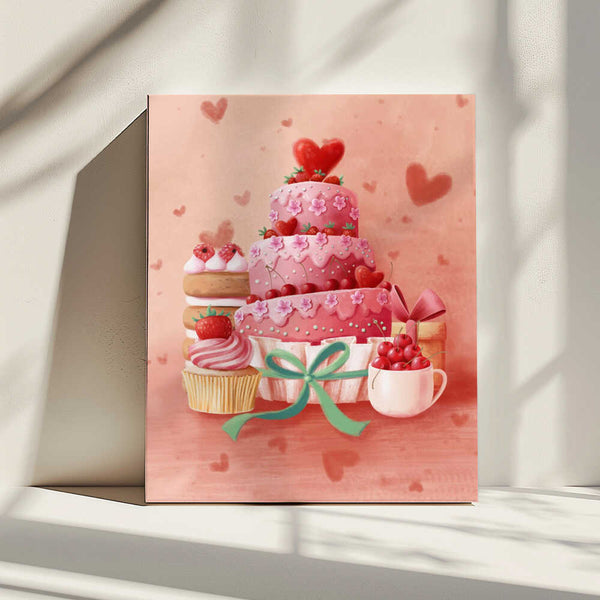 Tablou canvas „Pink Cake” de Xuan Thai