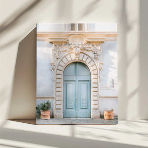 Tablou canvas „Blue tones of Rome - Italy travel photography” de Raisa Zwart