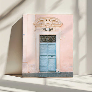 Tablou canvas „Pastel Trastevere - Rome Italy travel photography” de Raisa Zwart