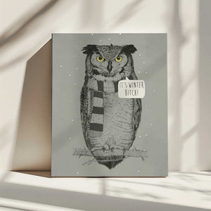 Tablou canvas „It's winter, bitch!” de Balazs Solti