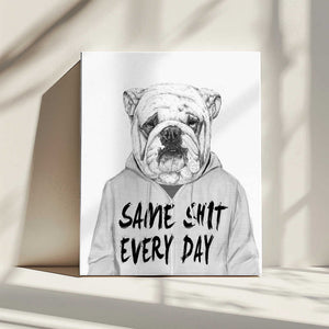 Tablou canvas „Same shit...” de Balazs Solti