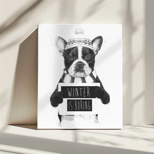 Tablou canvas „Winter is boring” de Balazs Solti