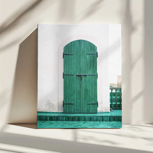 Tablou canvas „Marrakesh Green Door” de Raisa Zwart
