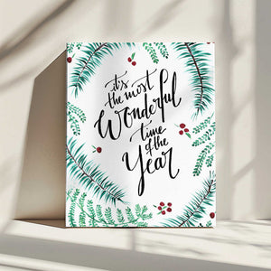 Tablou canvas „Most wonderful time of the year” de Rosana Laiz Blursbyai