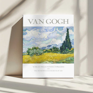 Tablou canvas „Wheat Field With Cypresses” de Vincent Van Gogh