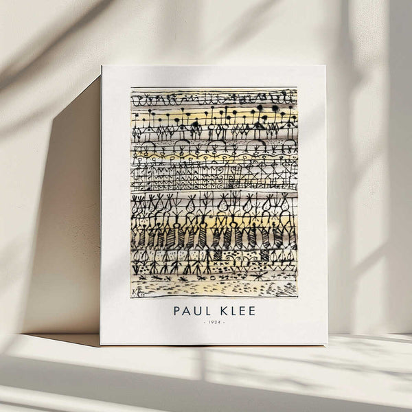 Tablou canvas „Cooling in a hot zone garden 1924” de Paul Klee