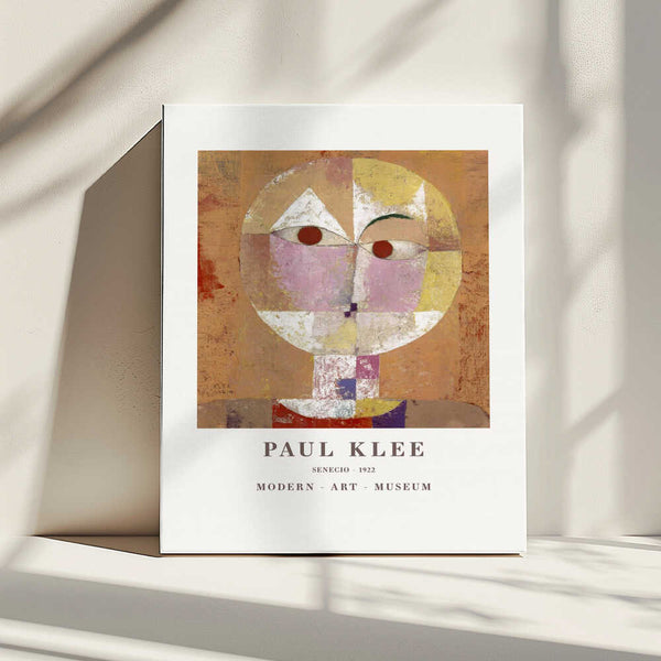 Tablou canvas „Senecio Baldgreis 1922” de Paul Klee