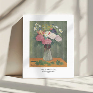 Tablou canvas „Flowers In a Vase” de Henri Rousseau