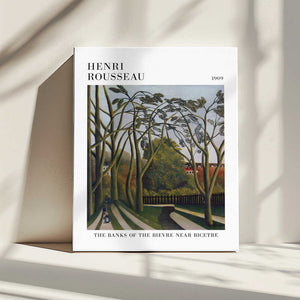 Tablou canvas „The Banks Of The Bier Near Bicetre” de Henri Rousseau