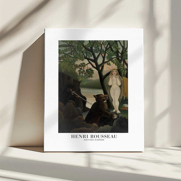 Tablou canvas „Mauvaise Surprise” de Henri Rousseau